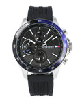  Shop Authentic Tommy Hilfiger Bank Quartz Black Dial Black Rubber Strap Watch for Men - 1791724 - Luxxuri