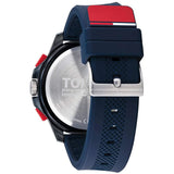  Shop Authentic Tommy Hilfiger Digital Analog Blue Dial Blue Rubber Strap Watch For Men - 1791761 - Luxxuri