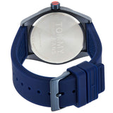  Shop Authentic Tommy Hilfiger Monogram Pop Quartz Blue Dial Blue Silicone Strap Watch For Men - 1791775 - Luxxuri