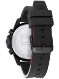  Shop Authentic Tommy Hilfiger Mason Black Dial Black Rubber Strap Watch for Men - 1791793 - Luxxuri