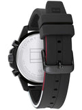  Shop Authentic Tommy Hilfiger Denim Black Dial Black Rubber Strap Watch for Men - 1791555 - Luxxuri