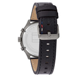  Shop Authentic Tommy Hilfiger Asher Chronograph Green Dial Black Leather Strap Watch For Men - 1791856 - Luxxuri