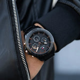  Shop Authentic Tommy Hilfiger Aiden Chronograph Black Dial Black Steel Strap Watch For Men - 1791858 - Luxxuri