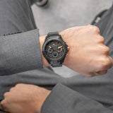  Shop Authentic Tommy Hilfiger Aiden Chronograph Black Dial Black Steel Strap Watch For Men - 1791858 - Luxxuri