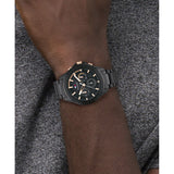  Shop Authentic Tommy Hilfiger Aiden Chronograph Black Dial Black Steel Strap Watch For Men - 1791858 - Luxxuri