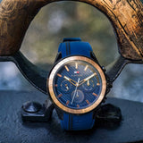  Shop Authentic Tommy Hilfiger Aiden Chronograph Blue Dial Blue Silicone Strap Watch For Men - 1791860 - Luxxuri