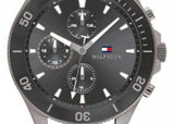  Shop Authentic Tommy Hilfiger Larson Chronograph Grey Dial Silver Steel Strap Watch For Men - 1791918 - Luxxuri