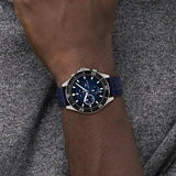  Shop Authentic Tommy Hilfiger Larson Chronograph Blue Dial Blue Rubber Strap Watch For Men - 1791920 - Luxxuri