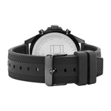  Shop Authentic Tommy Hilfiger Larson Chronograph Black Dial Black Rubber Strap Watch For Men - 1791921 - Luxxuri