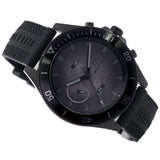  Shop Authentic Tommy Hilfiger Larson Chronograph Black Dial Black Rubber Strap Watch For Men - 1791921 - Luxxuri