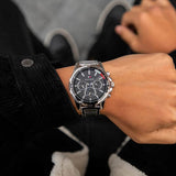  Shop Authentic Tommy Hilfiger Mason Multifunction Black Dial Silver Steel Strap Watch For Men - 1791936 - Luxxuri