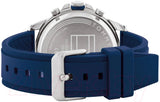  Shop Authentic Tommy Hilfiger Blaze Chronograph Blue Dial Blue Rubber Strap Watch For Men - 1792027 - Luxxuri