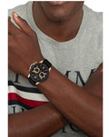  Shop Authentic Tommy Hilfiger Blaze Multifunction Black Dial Black Rubber Strap Watch For Men - 1792028 - Luxxuri