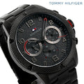  Shop Authentic Tommy Hilfiger Blaze Chronograph Black Dial Black Steel Strap Watch For Men - 1792030 - Luxxuri