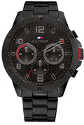  Shop Authentic Tommy Hilfiger Blaze Chronograph Black Dial Black Steel Strap Watch For Men - 1792030 - Luxxuri