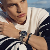  Shop Authentic Tommy Hilfiger Lars Chronograph Blue Dial Silver Steel Strap Watch For Men - 1792059 - Luxxuri
