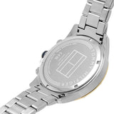  Shop Authentic Tommy Hilfiger Lars Chronograph Blue Dial Silver Steel Strap Watch For Men - 1792059 - Luxxuri