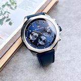  Shop Authentic Tommy Hilfiger Lars Chronograph Blue Dial Blue Leather Strap Watch For Men - 1792063 - Luxxuri