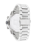  Shop Authentic Tommy Hilfiger Troy Chronograph Blue Dial Silver Steel Strap Watch For Men - 1792104 - Luxxuri