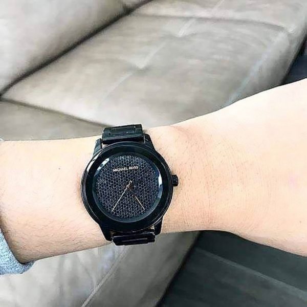  Shop Authentic Michael Kors Kinley Silver Dial Black Steel Strap Watch for Women - MK5999 - Luxxuri