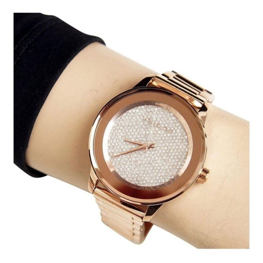  Shop Authentic Michael Kors Kinley Rose Gold Dial Rose Gold Steel Strap Watch for Women - MK6210 - Luxxuri