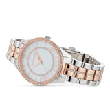  Shop Authentic Michael Kors Lauryn Mother of Pearl Dial Two Tone Steel Strap Watch For Women - MK3979 - Luxxuri