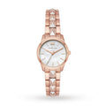 Michael Kors Runway Mercer Mother of Pearl White Dial Two Tone Steel Strap Watch For Women - MK6674