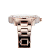  Shop Authentic Michael Kors Lilane Three Hand Mother of Pearl White Dial Rose Gold Steel Strap Watch For Women - MK4557 - Luxxuri