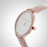  Shop Authentic Michael Kors Pyper Analog White Dial Pink Leather Strap Watch For Women - MK2803 - Luxxuri