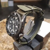 Shop Authentic Seiko 5 Sport Automatic Black Dial Green Nylon Strap Watch For Men - SRPD65K4 - Luxxuri