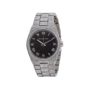  Shop Authentic Michael Kors Channing Diamonds Black Dial Silver Steel Strap Watch for Women - MK6089 - Luxxuri