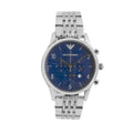 Shop Authentic Emporio Armani Chronograph Blue Dial Silver Steel Strap Watch For Men - AR1942 - Luxxuri