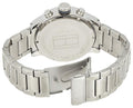  Shop Authentic Tommy Hilfiger Jackson Chronograph Blue Dial Silver Steel Strap Watch for Men - 1791242 - Luxxuri