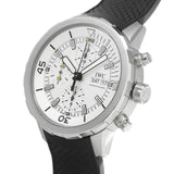  Shop Authentic IWC Aquatimer Chronograph White Dial Black Rubber Strap Watch for Men - IW376801 - Luxxuri