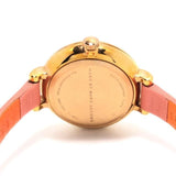  Shop Authentic Marc Jacobs Sally White Dial Orange Leather Strap Watch for Women - MBM1355 - Luxxuri