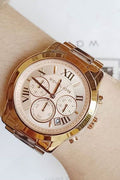  Shop Authentic Michael Kors Cooper Rose Gold Rose Gold Steel Strap Watch for Women - MK6275 - Luxxuri