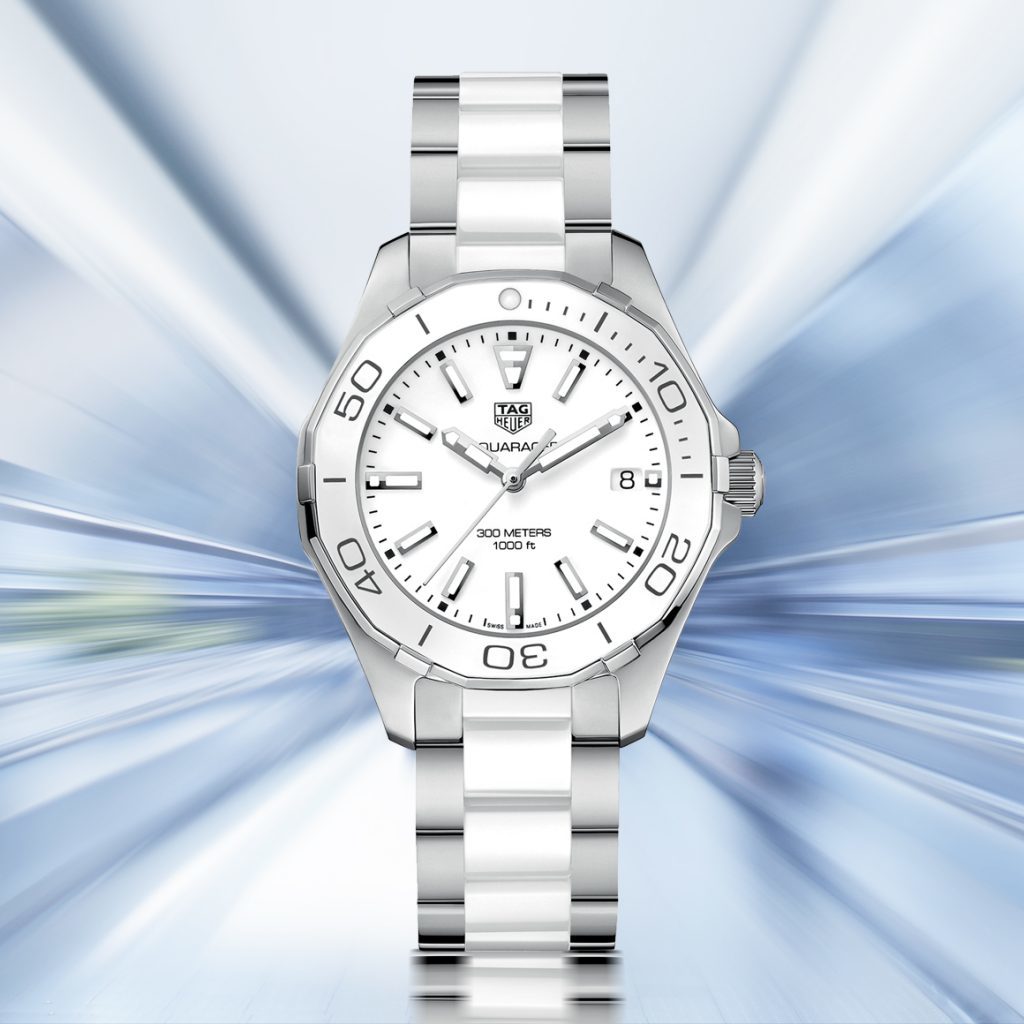 Tag Heuer Aquaracer White Dial Watch for Women - WAY131B.BA0914