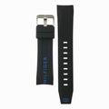  Shop Authentic Tommy Hilfiger Sport Multifunction Black Dial Black Rubber Strap Watch for Men - 1791143 - Luxxuri