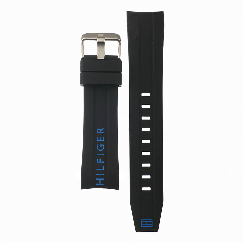  Shop Authentic Tommy Hilfiger Sport Multifunction Black Dial Black Rubber Strap Watch for Men - 1791143 - Luxxuri