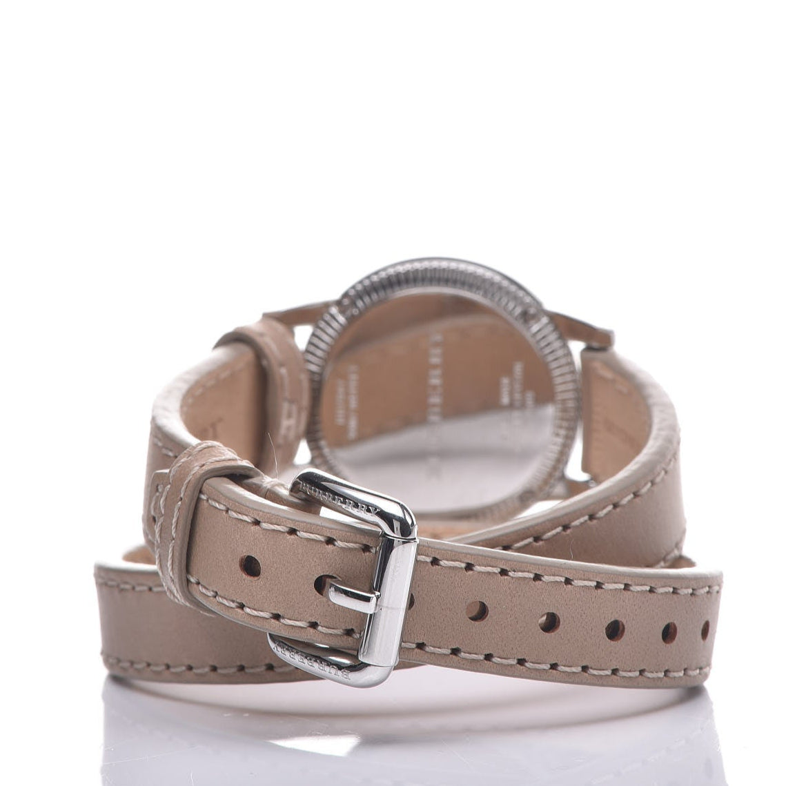  Shop Authentic Burberry Utilitarian White Dial Pink Leather Strap Watch for Women - BU7847 - Luxxuri