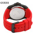  Shop Authentic Guess Legacy Black Dial Red Silicone Strap Watch for Men - W1049G6 - Luxxuri