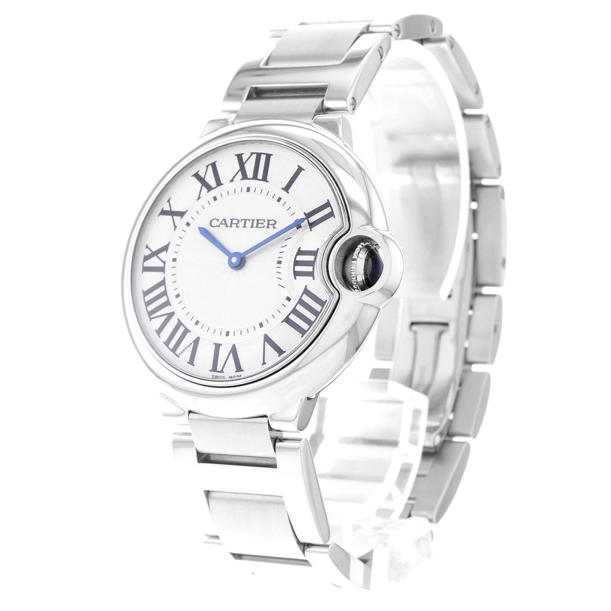  Shop Authentic Cartier Ballon Bleu De Cartier Silver Dial Silver Steel Strap Watch for Women - W69011Z4 - Luxxuri