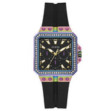  Shop Authentic Guess Libra Black Dial Black Silicone Strap Watch For Women - GW0618L3 - Luxxuri
