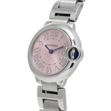  Shop Authentic Cartier Ballon Bleu de Cartier Pink Dial Silver Steel Strap Watch for Women - W6920038 - Luxxuri