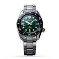 Seiko Prospex 140th Anniversary Limited Divers Green Dial Silver Steel Strap Watch For Men - SPB207J1