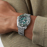  Shop Authentic Seiko Prospex GMT Divers Automatic Marine Green Dial Silver Steel Strap Watch For Men - SPB381J1 - Luxxuri