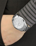  Shop Authentic Emporio Armani Velente Chronograph Quartz Silver Dial Silver Steel Strap Watch For Men - AR1702 - Luxxuri