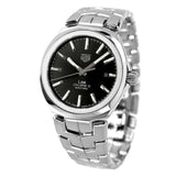  Shop Authentic Tag Heuer Link Quartz Black Dial Silver Steel Strap Watch for Women - WBC2110.BA0603 - Luxxuri