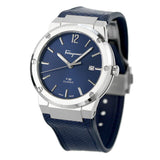  Shop Authentic Salvatore Ferragamo F-80 Classic Blue Dial Blue Leather Strap Watch for Men - SFDT00319 - Luxxuri
