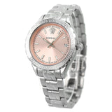  Shop Authentic Versace Hellenyium Pink Dial Silver Steel Strap Watch for Women - V12010015 - Luxxuri